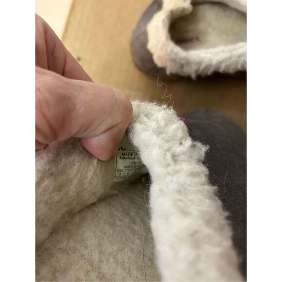 Sorel gray slippers women’s 7 used moccasins - Picture 7 of 8